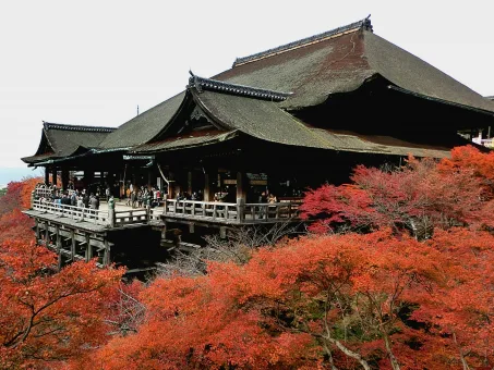 京都の古寺（清水寺・金閣寺）